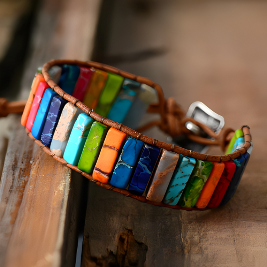 Serenya – Bracelet Spirituel en Pierres Véritables