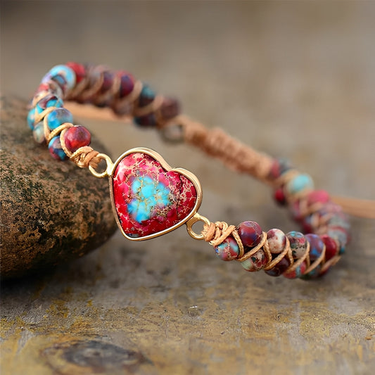 Tilda – Bracelet Cœur de Guérison en Pierre Naturelle