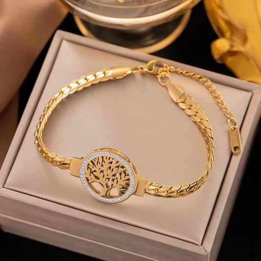 Silvara – Bracelet Femme Arbre de Vie