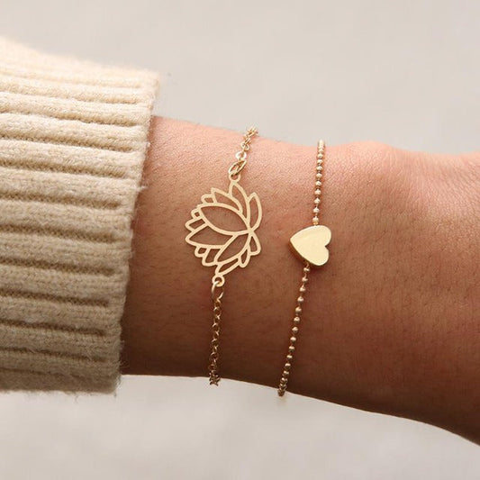 Ayumi – Bracelet Fleur de Lotus Spirituel