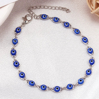 Zaya – Bracelet Bohème avec Œil Bleu Protecteur