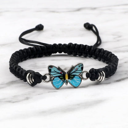 Elvina – Bracelet Papillon Bleu