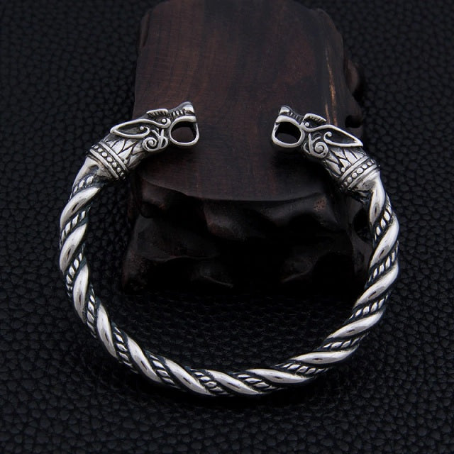 Bjorn – Bracelet Torque Viking Forgé