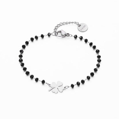Faelya – Bracelet Porte-Bonheur Trèfle à 4 Feuilles