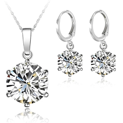 Sylvaine – Parure Élégante en Cristal