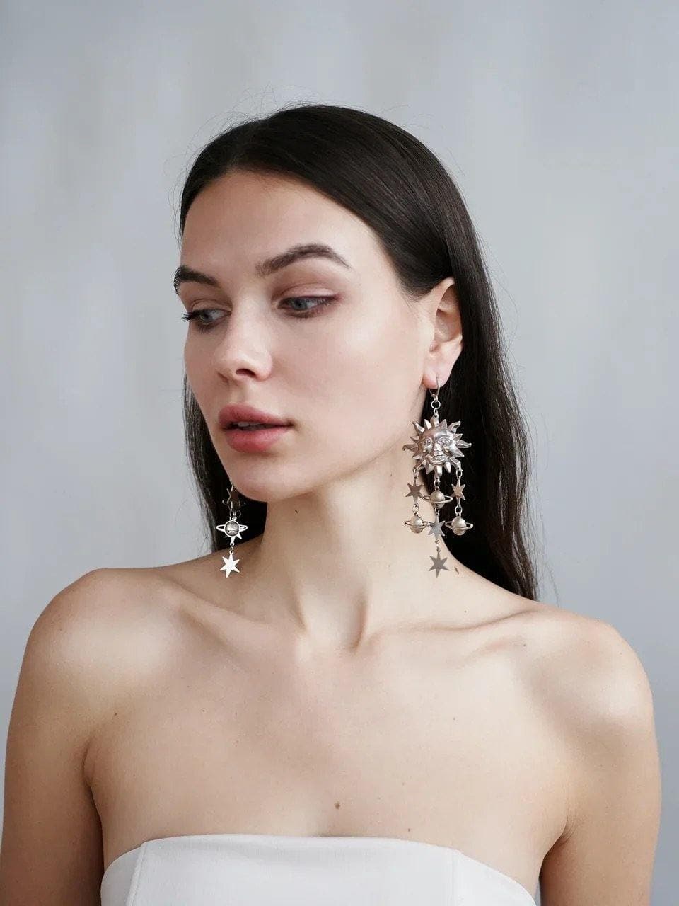 Celestials - Boucles d'oreilles Soleil Astrologie Stellaire