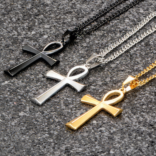 Nefertari – Collier Croix de Vie Égyptienne