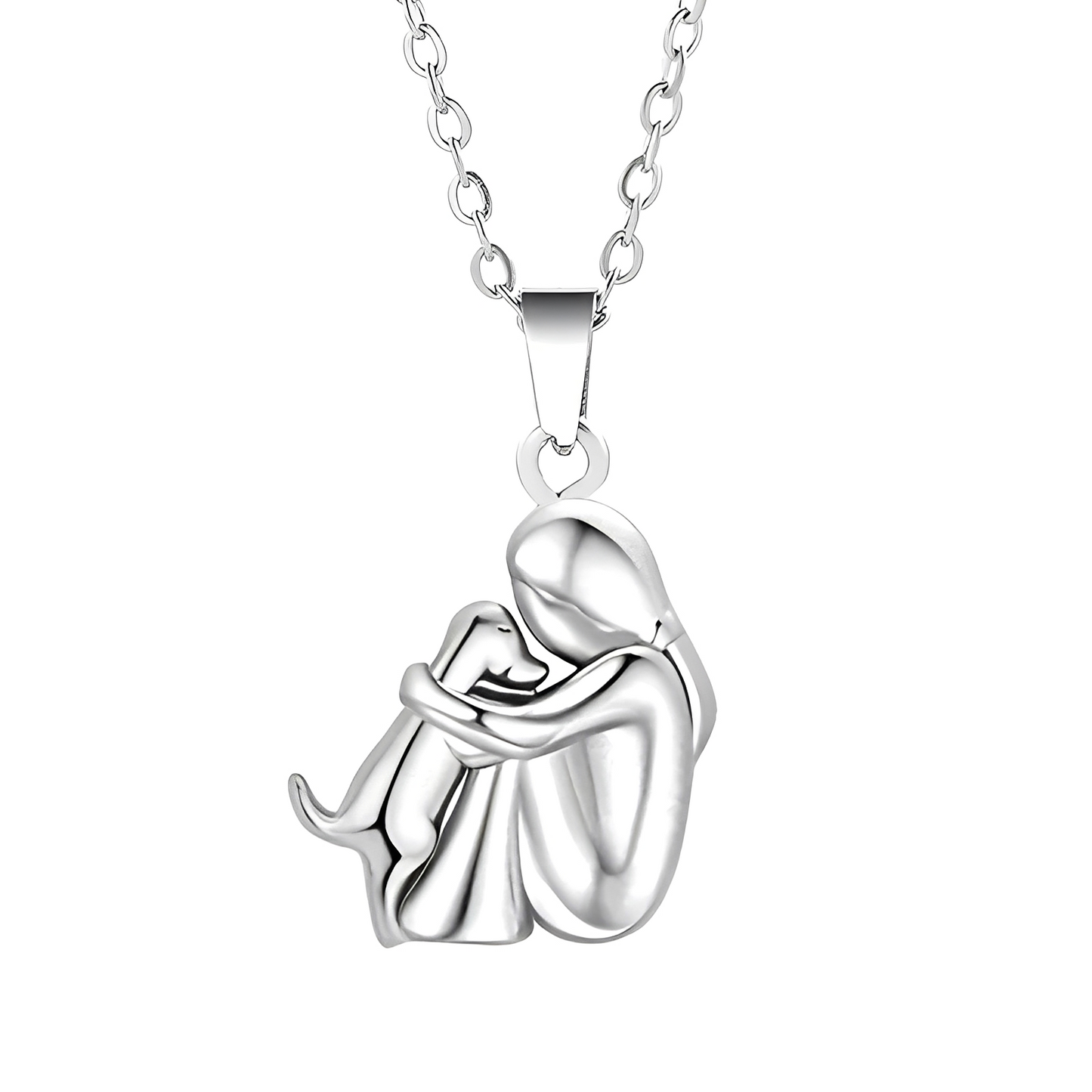 Neko – Collier Pendentif Câlin Chien et Maître