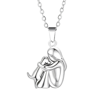 Neko – Collier Pendentif Câlin Chien et Maître