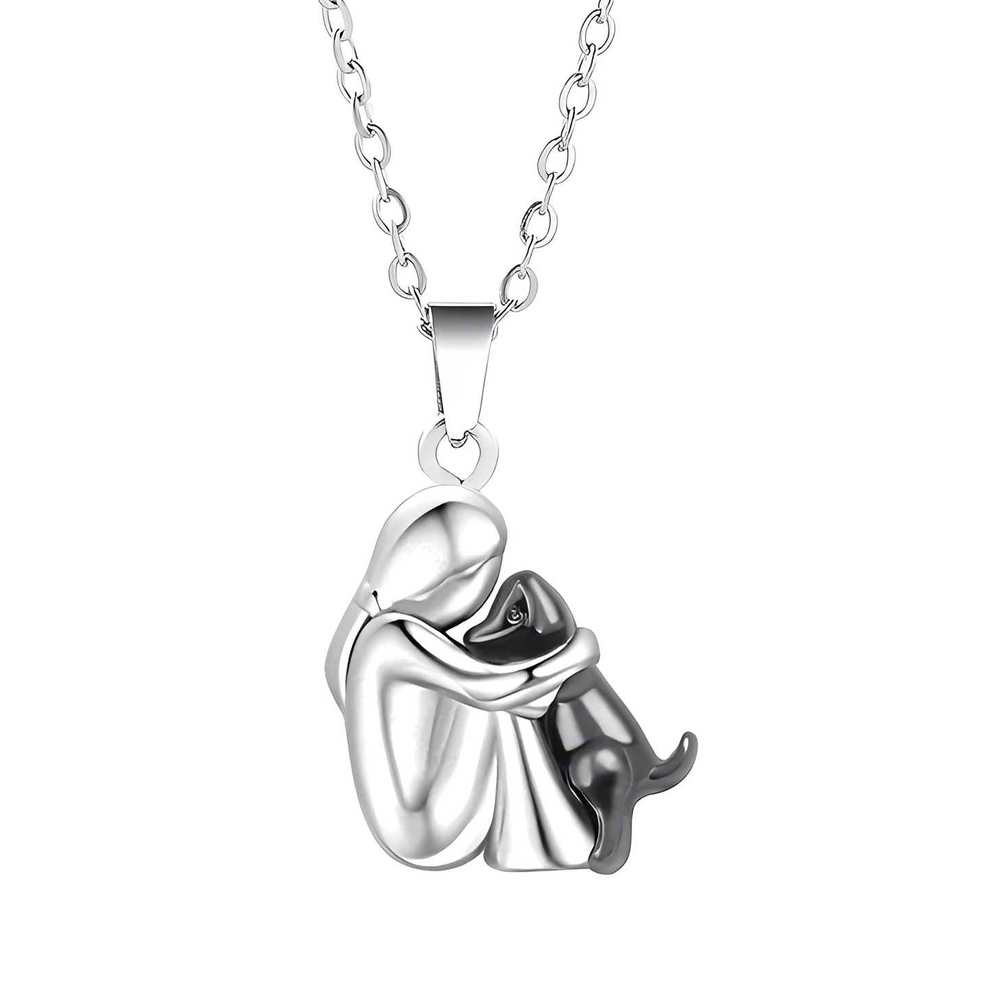 Neko – Collier Pendentif Câlin Chien et Maître
