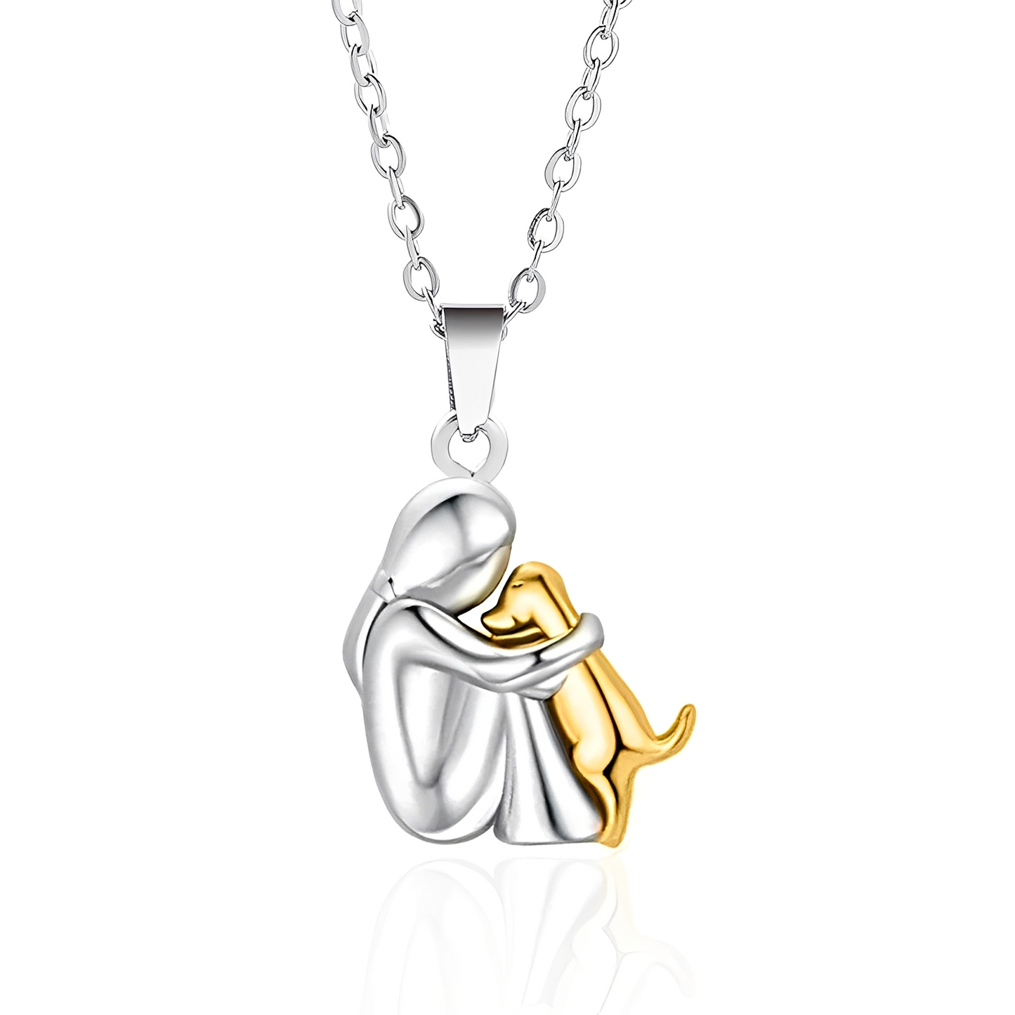 Neko – Collier Pendentif Câlin Chien et Maître