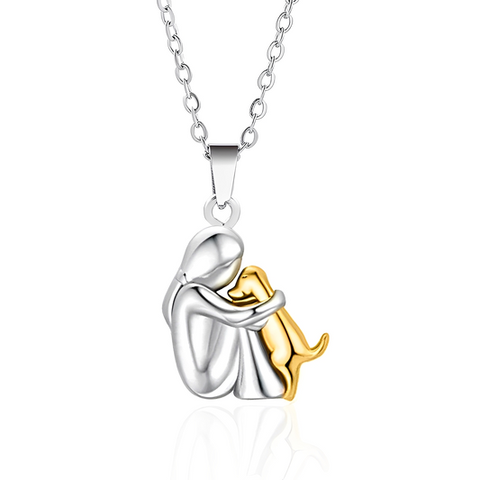 Neko – Collier Pendentif Câlin Chien et Maître