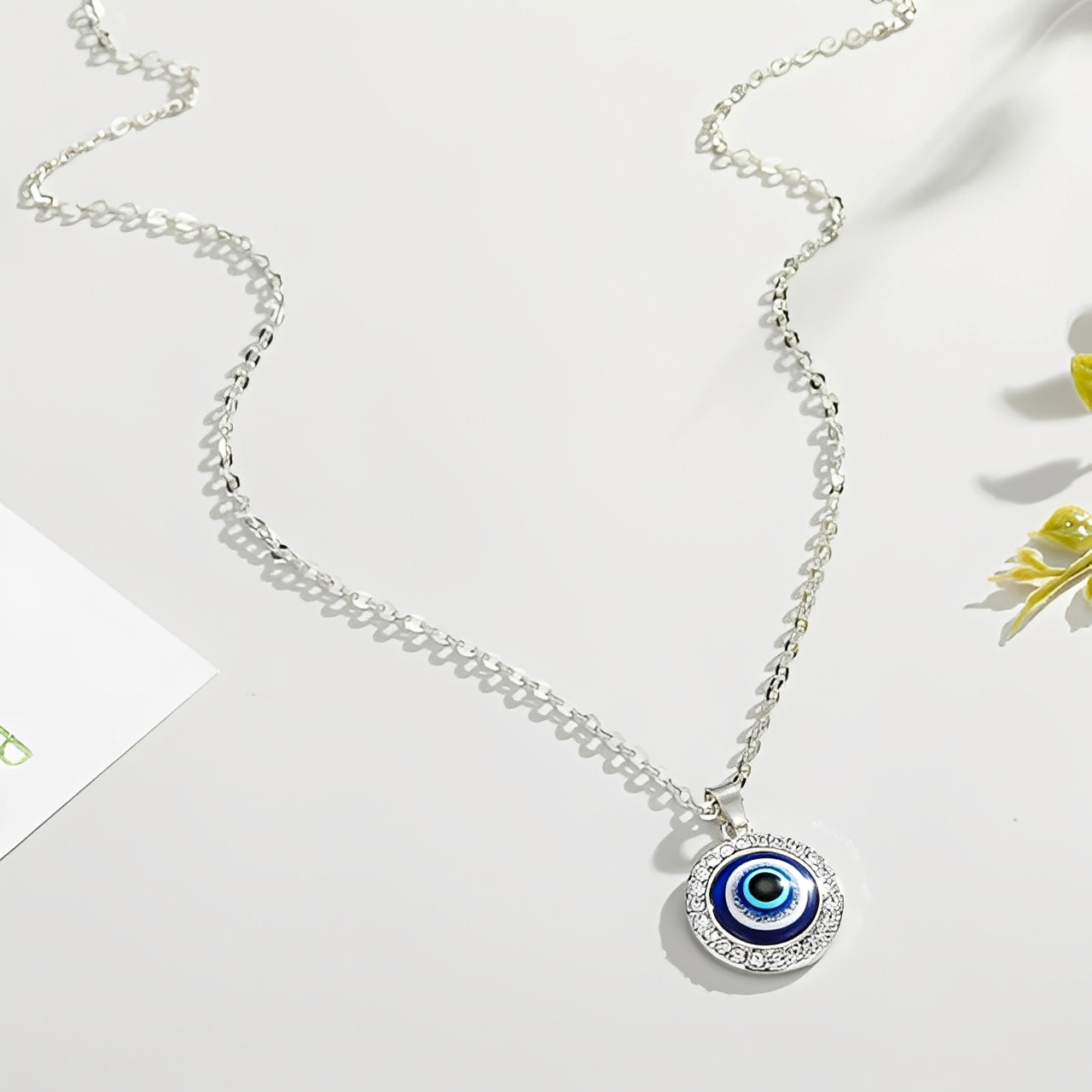 Eleni – Collier Protecteur Œil Bleu Matiasma