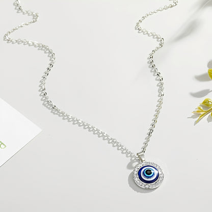 Eleni – Collier Protecteur Œil Bleu Matiasma