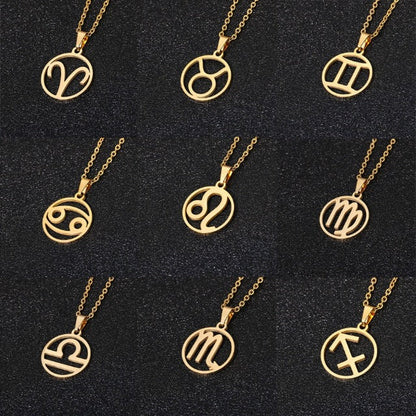 Astra – Collier Zodiaque avec Pendentif 12 Constellations