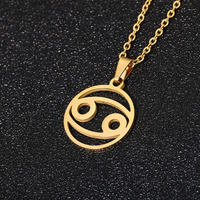 Astra – Collier Zodiaque avec Pendentif 12 Constellations