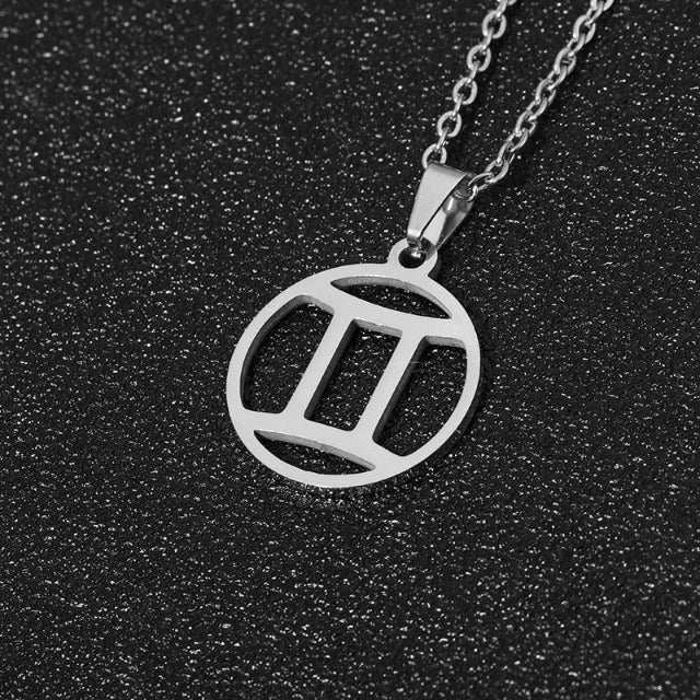 Astra – Collier Zodiaque avec Pendentif 12 Constellations