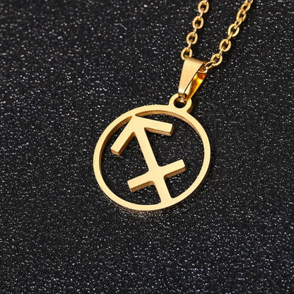 Astra – Collier Zodiaque avec Pendentif 12 Constellations