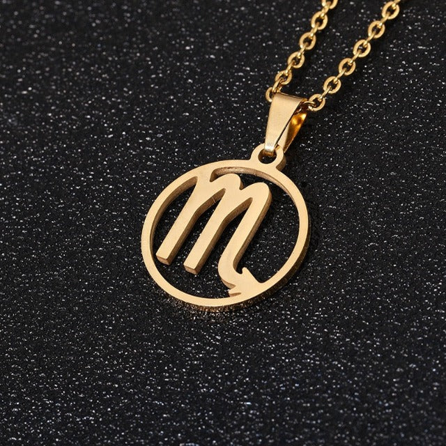 Astra – Collier Zodiaque avec Pendentif 12 Constellations