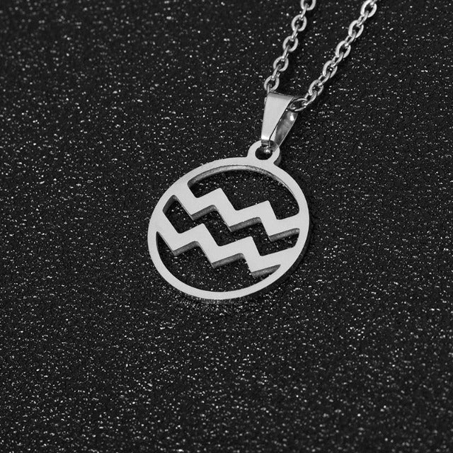 Astra – Collier Zodiaque avec Pendentif 12 Constellations