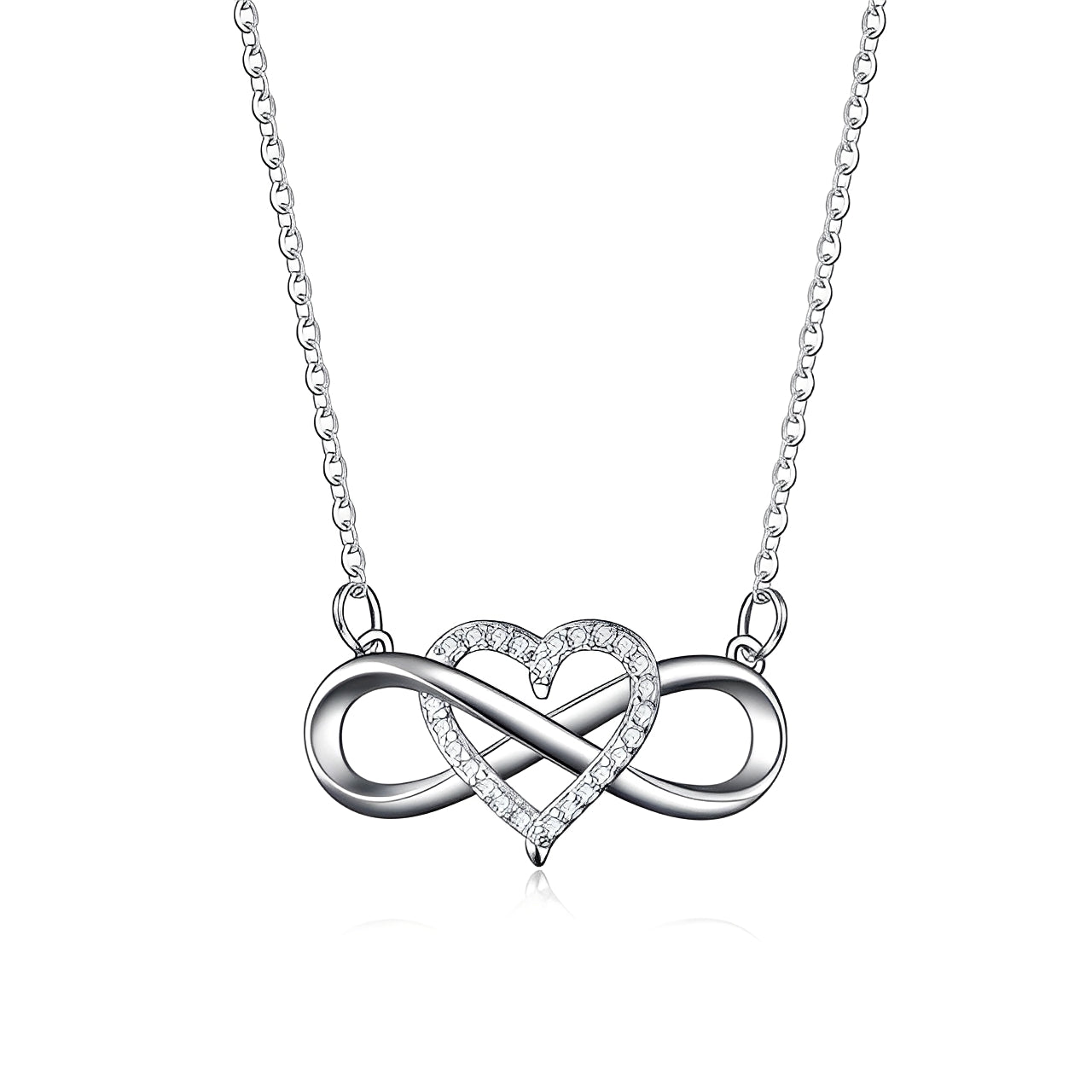 Amaya – Collier Infini & Cœur de l’Amour Éternel