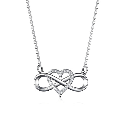 Amaya – Collier Infini & Cœur de l’Amour Éternel