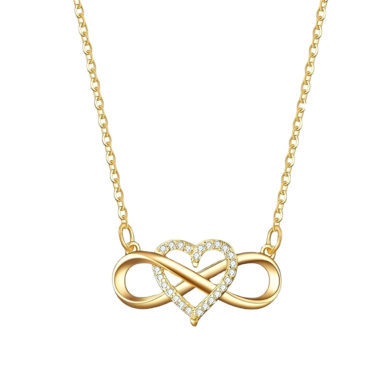 Amaya – Collier Infini & Cœur de l’Amour Éternel
