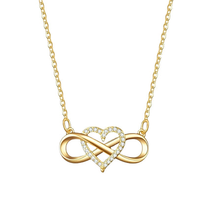 Amaya – Collier Infini & Cœur de l’Amour Éternel