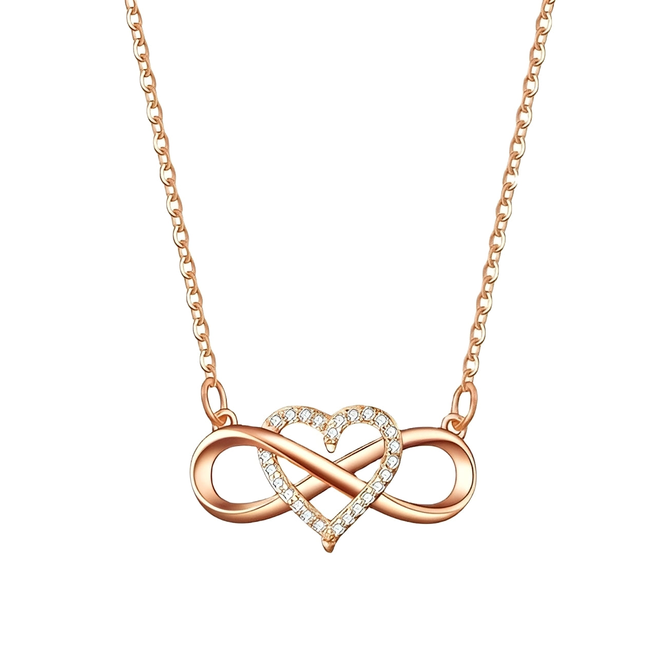 Amaya – Collier Infini & Cœur de l’Amour Éternel