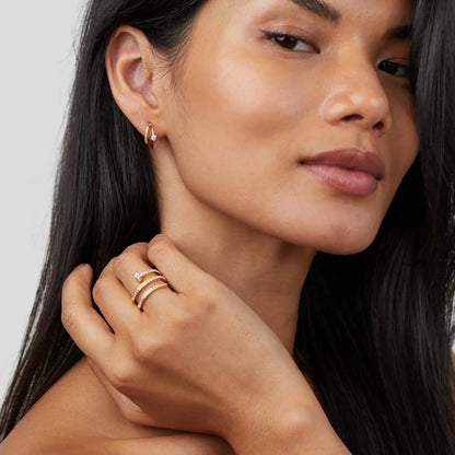 Sadie – Bague Clou Spirale Design Unique pour Femme