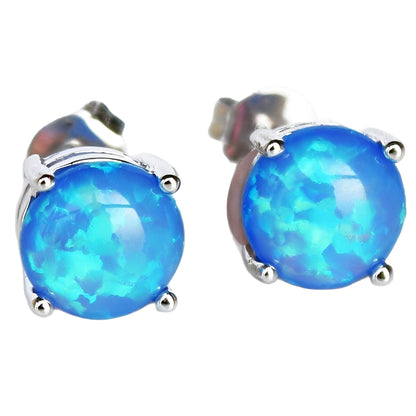 Camille – Boucles Stud Élégantes en Opale