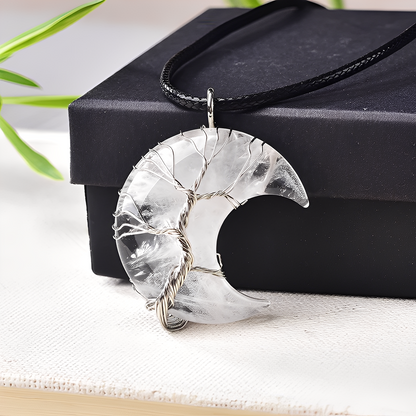 Kylie – Collier Croissant - Arbre de Vie