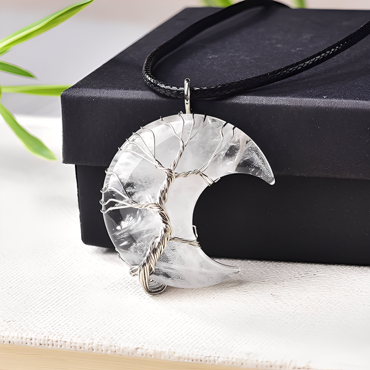 Kylie – Collier Croissant - Arbre de Vie