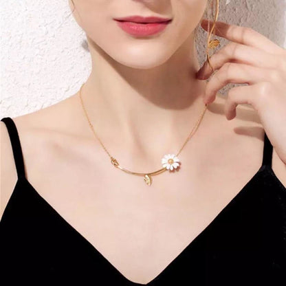 Azadeh - Collier Marguerite et Feuille