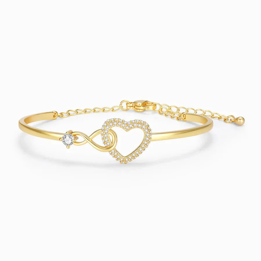 Yuzuki – Bracelet Creux Zircon Raffiné
