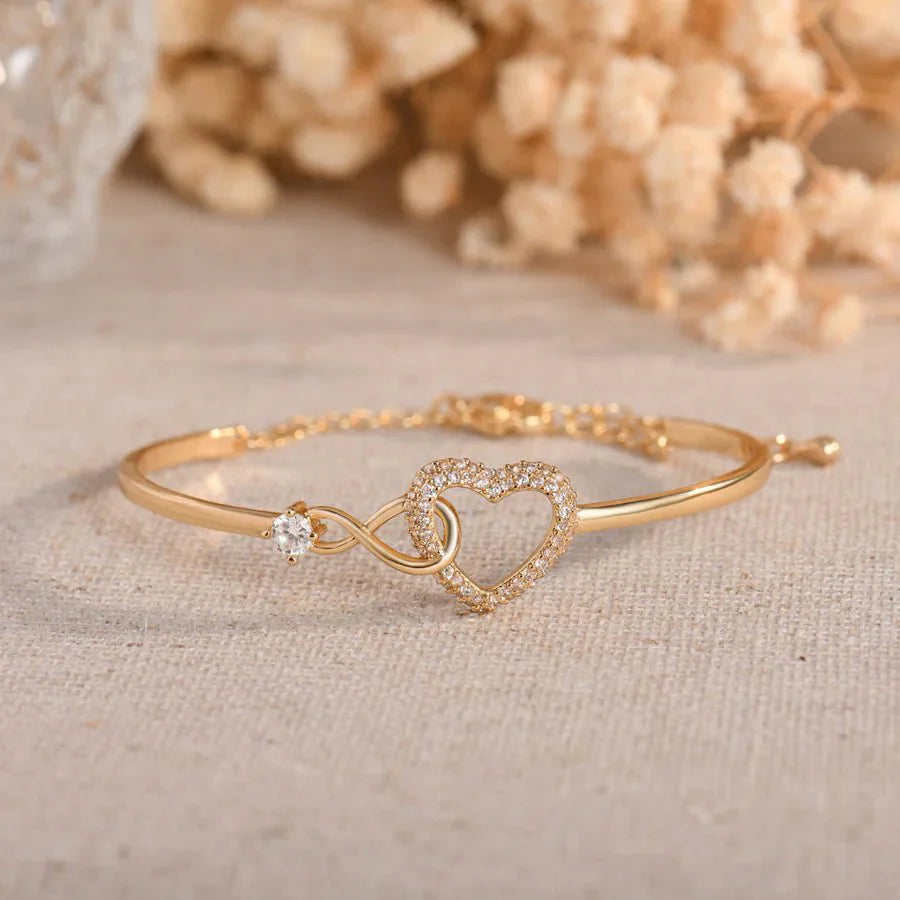 Yuzuki – Bracelet Creux Zircon Raffiné