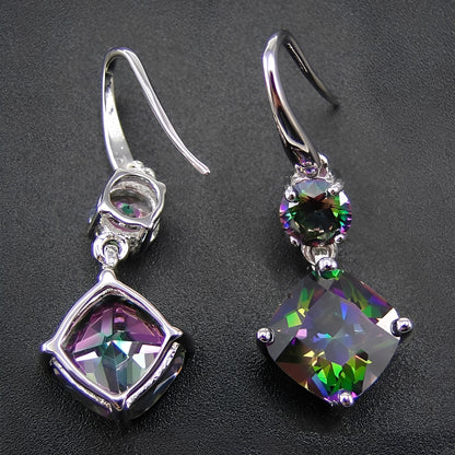 Cassandre – Boucles en Topaze Mystique