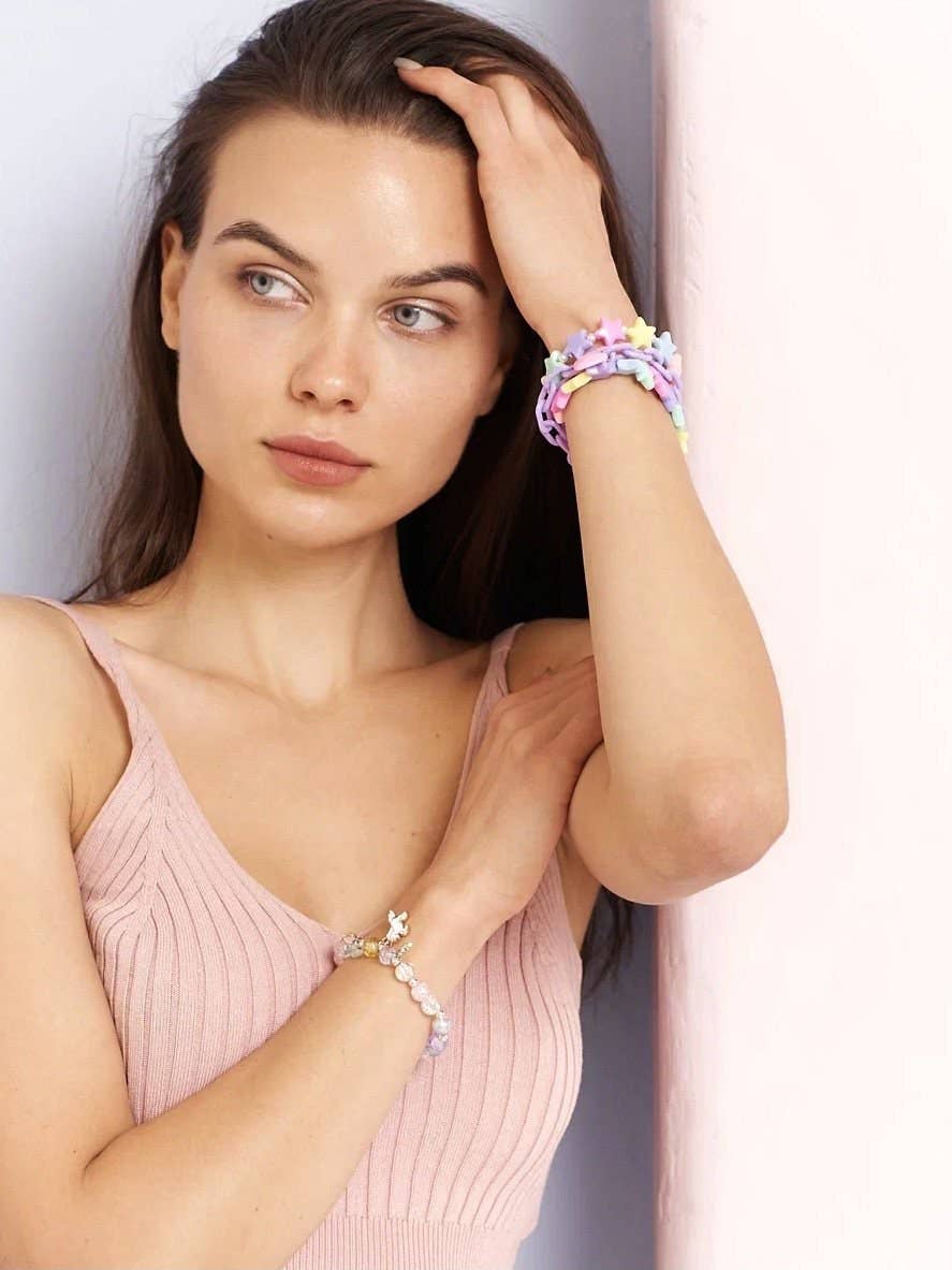 Dreamy - Bracelet de Perles avec Pendentif Licorne