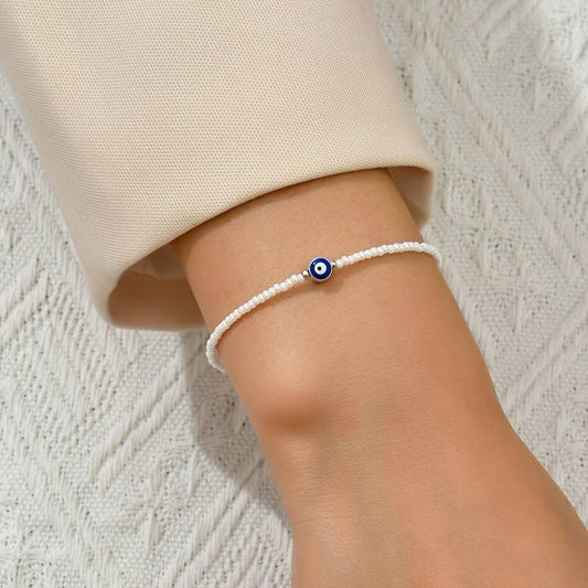 Bracelet Perles Œil du Mal - Bracelet Perles Œil Protecteur