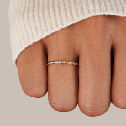 Vanya – Bague Éternité à Cristaux
