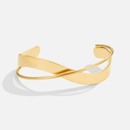 Arielle – Bracelet Jonc Doré Élégant