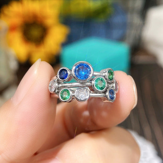 Nerina – Bague Océan et Cristaux d’Autrefois
