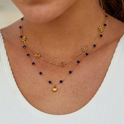 Joyce – Collier Fleur en Or 18K