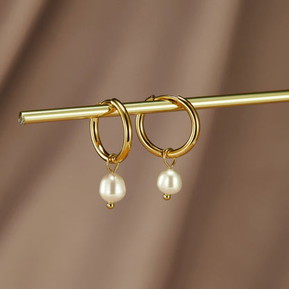 Bella – Créoles avec Perles d’Eau Douce
