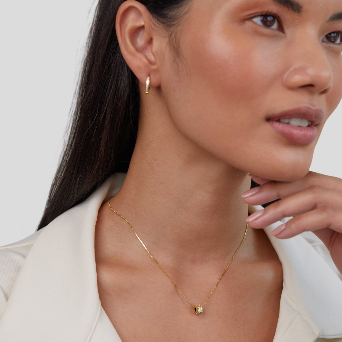 Gigi – Collier Cristal en Or 18K