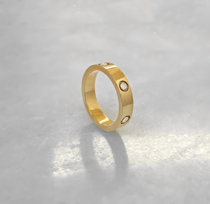 Ruki – Bague Couple en Acier Titane