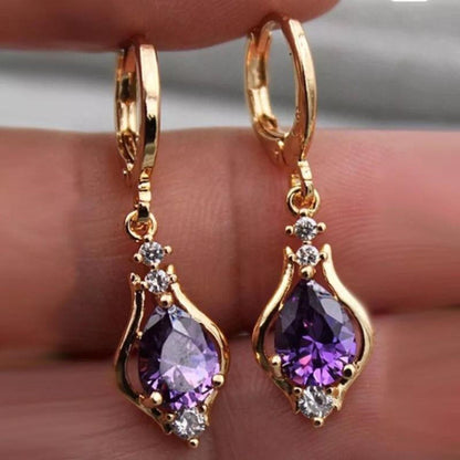 Kate - Boucles d'oreilles cœur arc-en-ciel
