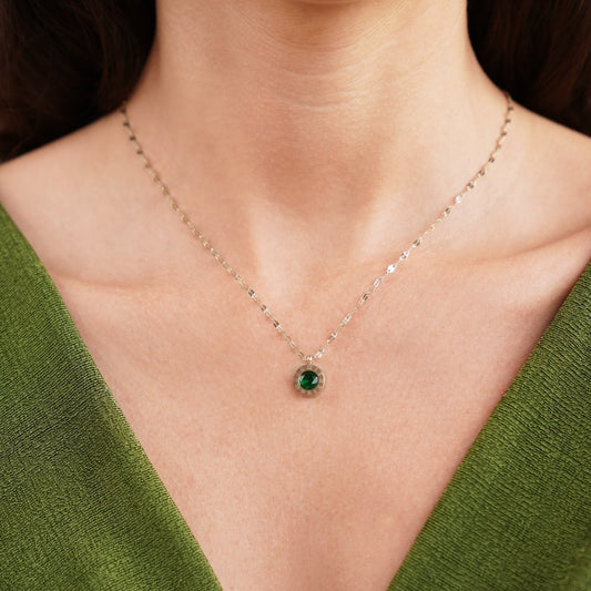 Jihyo – Collier Cristal Vert