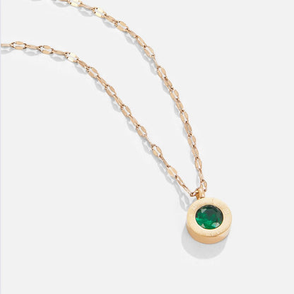 Jihyo – Collier Cristal Vert