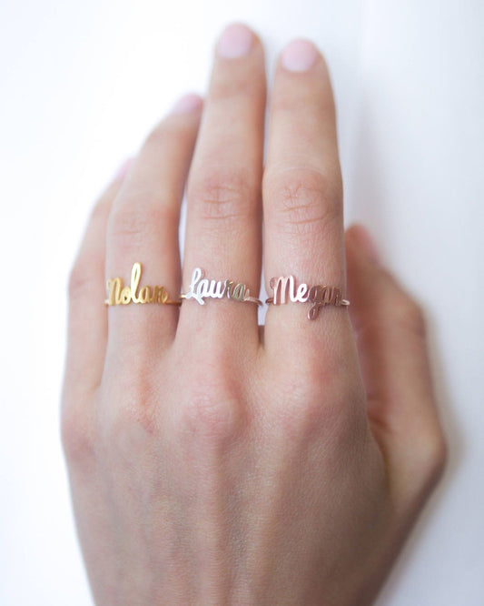 Bague personnalisée - Anneau personnalisé